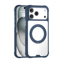 Apple iPhone 17 Pro Uyumlu Kılıf M-safe Şarj Özellikli Parmak Ring Standlı Airbag Tasarımlı Mutural Obsidian Serisi Kapak