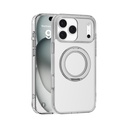 Apple iPhone 17 Pro Max Uyumlu Kılıf M-safe Şarj Özellikli Standlı Airbag Tasarımlı Mutural Fresh Serisi Kapak