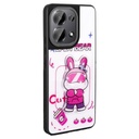 Xiaomi Poco M6 Pro 4G Uyumlu Kılıf Parlayan Kabartmalı İkonik Figürlü Zore Amas Silikon Kapak