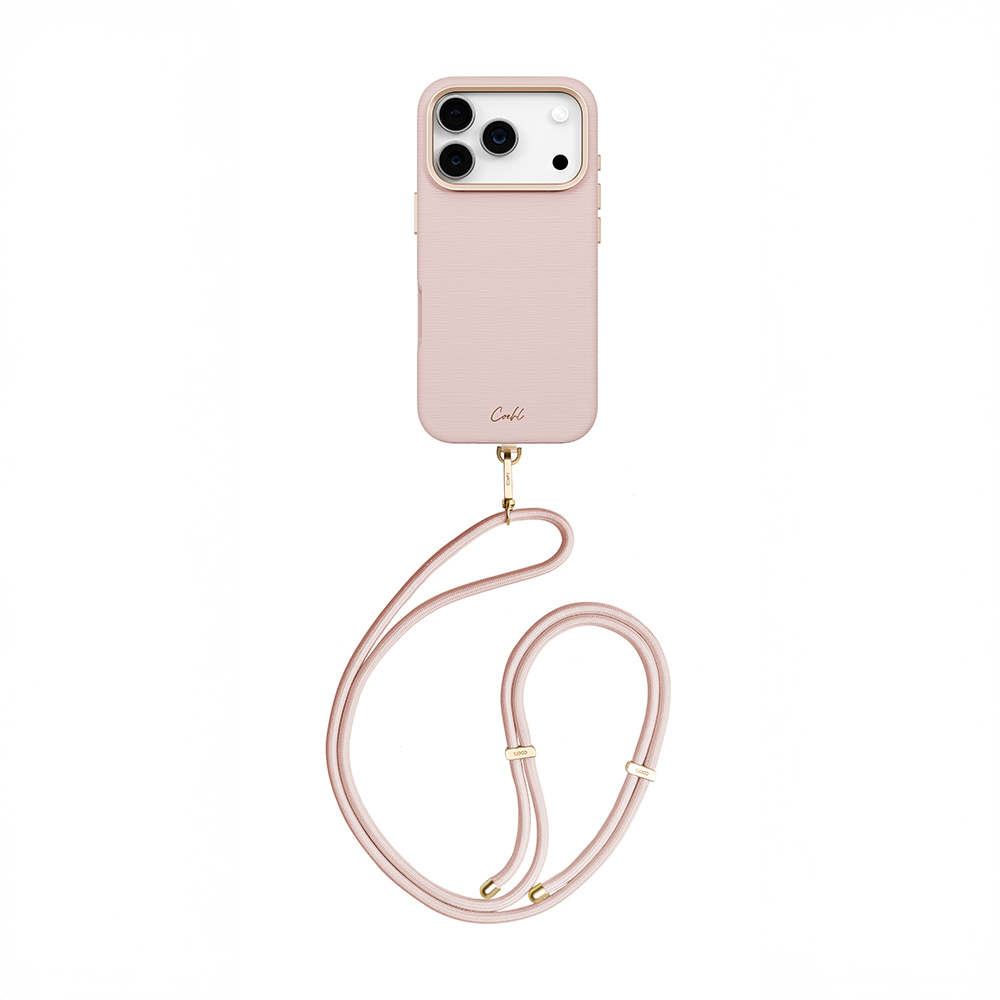 Apple iPhone 17 Pro Uyumlu Kılıf M-safe Şarj Özellikli Askı İpli Coehl Mirelle Kapak