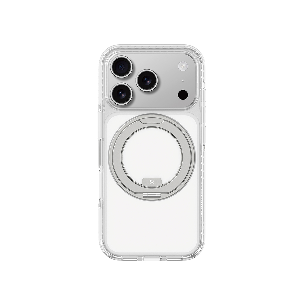 Apple iPhone 17 Pro Max Uyumlu Kılıf M-Safe Şarj Özellikli Airbag Tasarımlı Standlı AmazingThing Titan Pro MagSpin Kapak