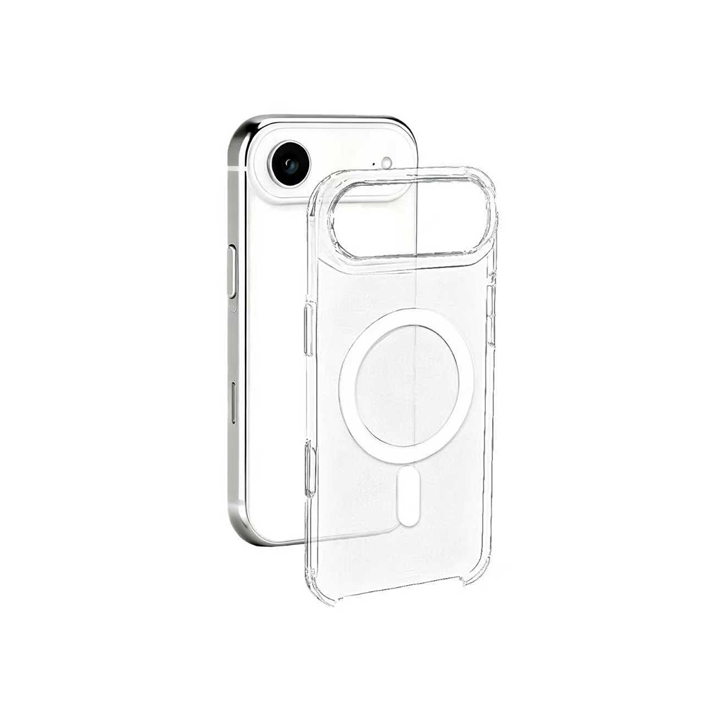 [RNZ-TA127637] Apple iPhone 17 Air Uyumlu Kılıf IC Çipli Zore Wireless Şarj Özellikli Şeffaf Orjin Kapak