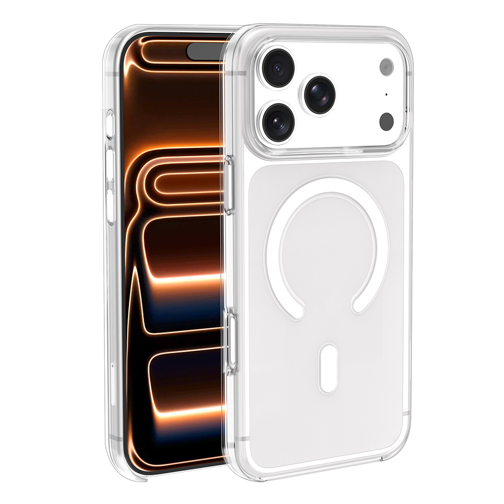 [RNZ-TA127638] Apple iPhone 17 Pro Uyumlu Kılıf IC Çipli Zore Wireless Şarj Özellikli Şeffaf Orjin Kapak
