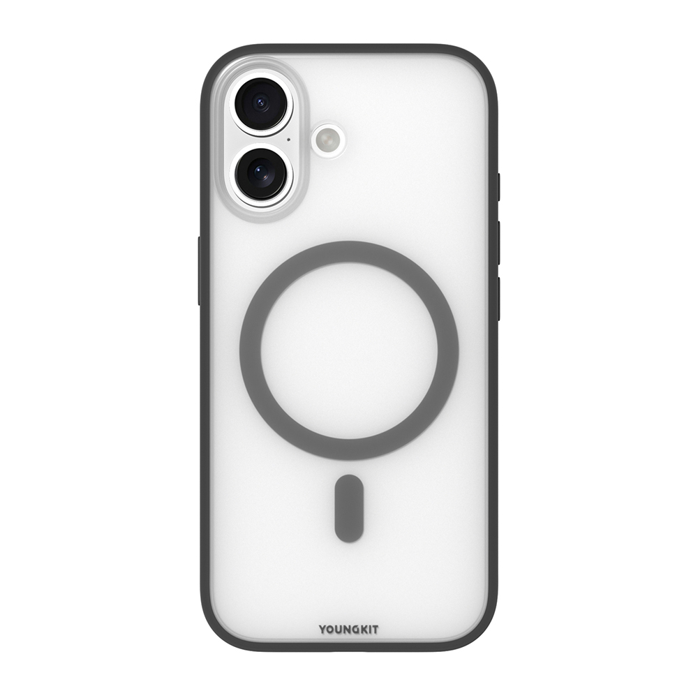 Apple iPhone 17 Uyumlu Kılıf M-safe Şarj Özellikli Youngkit Clear Serisi Kapak
