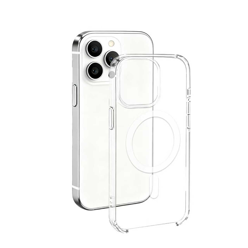 [RNZ-TA127635] Apple iPhone 16 Pro Max Uyumlu Kılıf IC Çipli Zore Wireless Şarj Özellikli Şeffaf Orjin Kapak