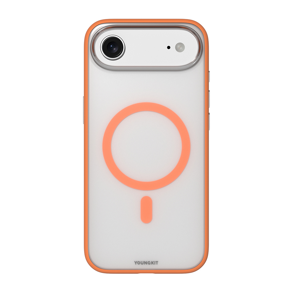 Apple iPhone 17 Air Uyumlu Kılıf M-safe Şarj Özellikli Youngkit Clear Serisi Kapak