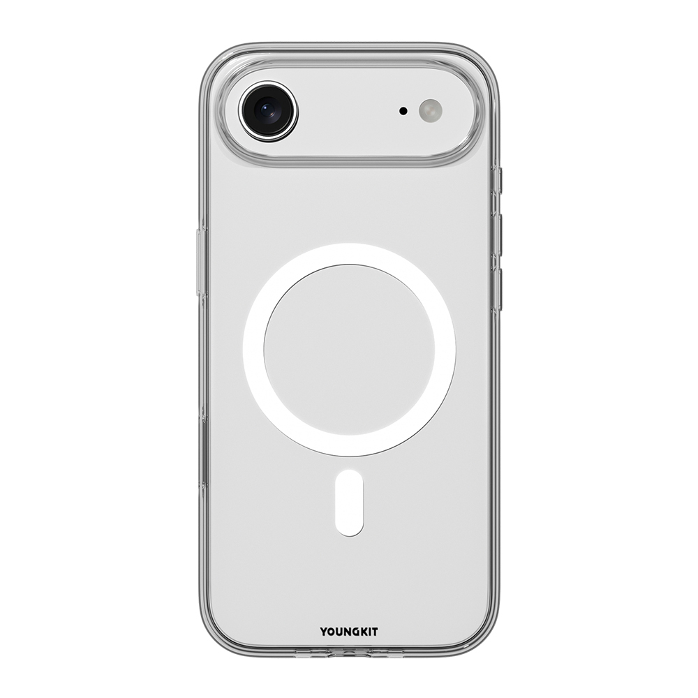 Apple iPhone 17 Air Uyumlu Kılıf M-safe Şarj Özellikli Youngkit Clear Serisi Kapak