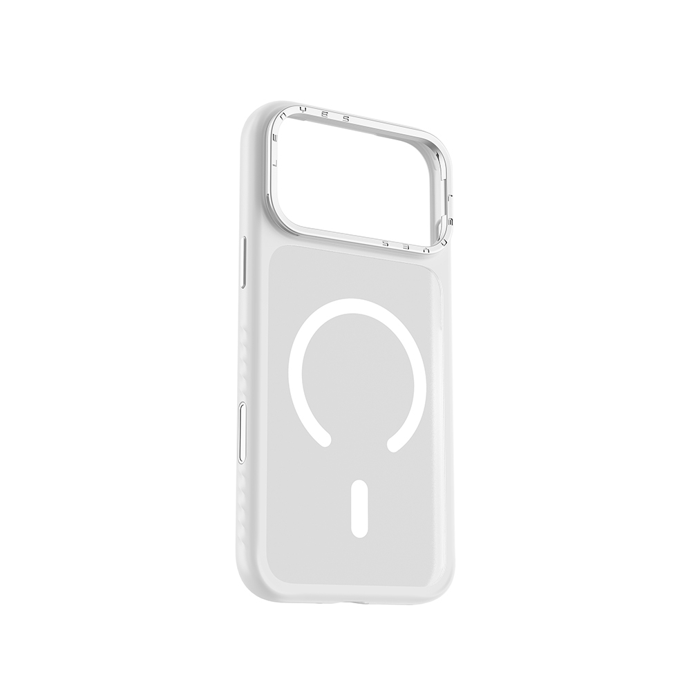 Apple iPhone 17 Pro Max Uyumlu Kılıf M-safe Şarj Özellikli Metal Kamera Standlı Lenyes CK226 PC Kapak