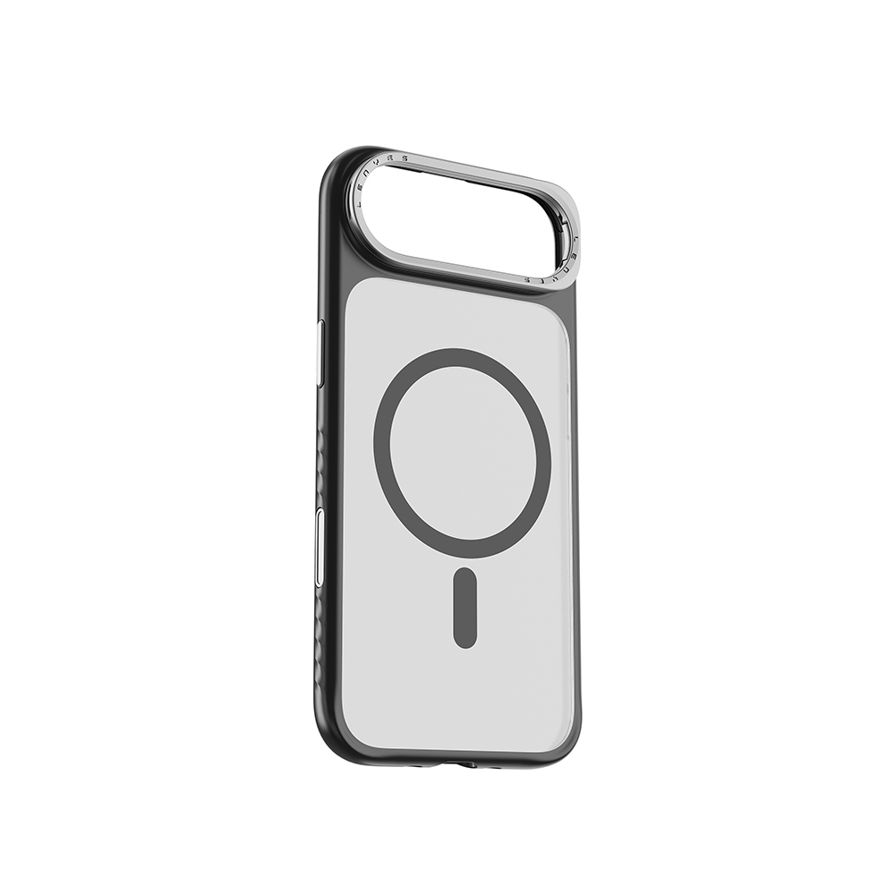 Apple iPhone 17 Air Uyumlu Kılıf M-safe Şarj Özellikli Metal Kamera Standlı Lenyes CK226 PC Kapak