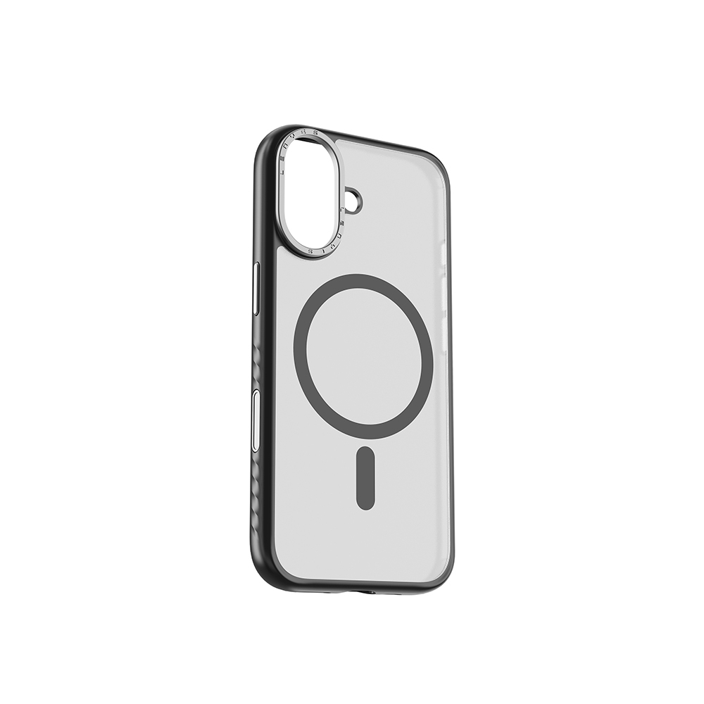 Apple iPhone 17 Uyumlu Kılıf M-safe Şarj Özellikli Metal Kamera Standlı Lenyes CK226 PC Kapak