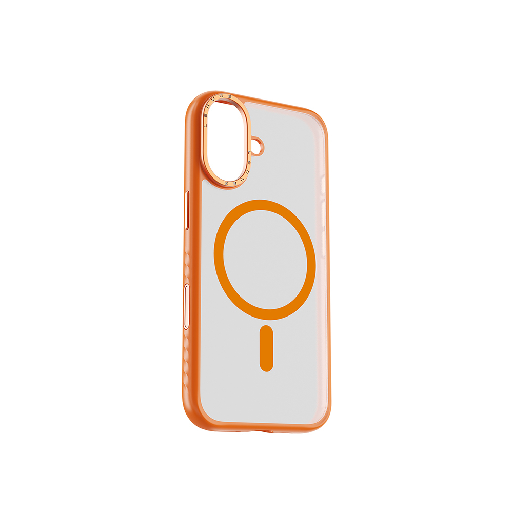 Apple iPhone 17 Uyumlu Kılıf M-safe Şarj Özellikli Metal Kamera Standlı Lenyes CK226 PC Kapak