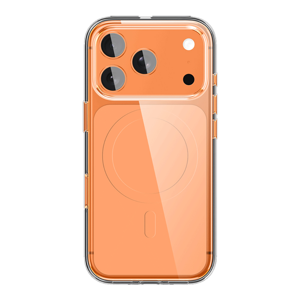 Apple iPhone 17 Pro Uyumlu Kılıf M-safe Şarj Özellikli Şeffaf Tasarımlı Wlons Apel Kapak