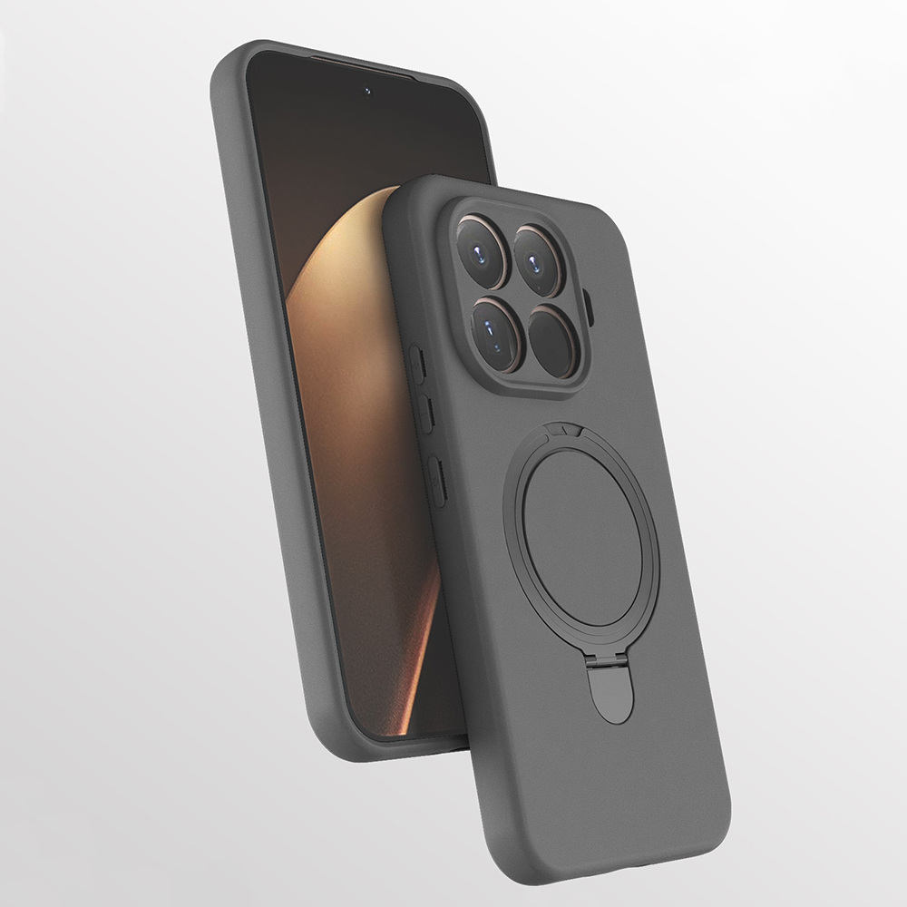 Xiaomi 15T Pro Uyumlu Kılıf M-safe Şarj Özellikli Standlı Zore Samara Kapak