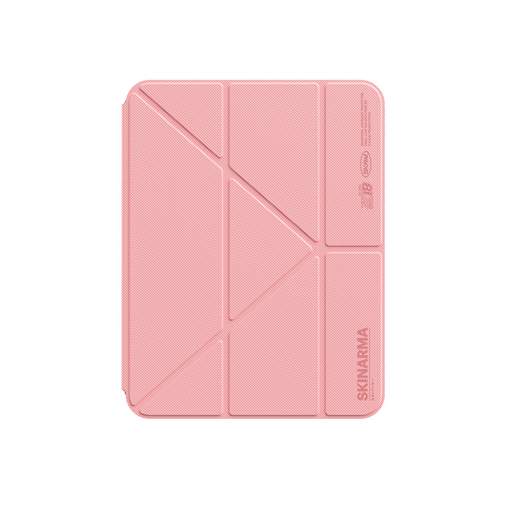 Apple iPad Air 11 2025 M3 Uyumlu Kılıf Skinarma Kalemlikli Arkası Şeffaf Standlı Magnetik Zeta Kılıf