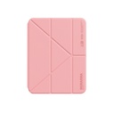 Apple iPad Air 11 2025 M3 Uyumlu Kılıf Skinarma Kalemlikli Arkası Şeffaf Standlı Magnetik Zeta Kılıf