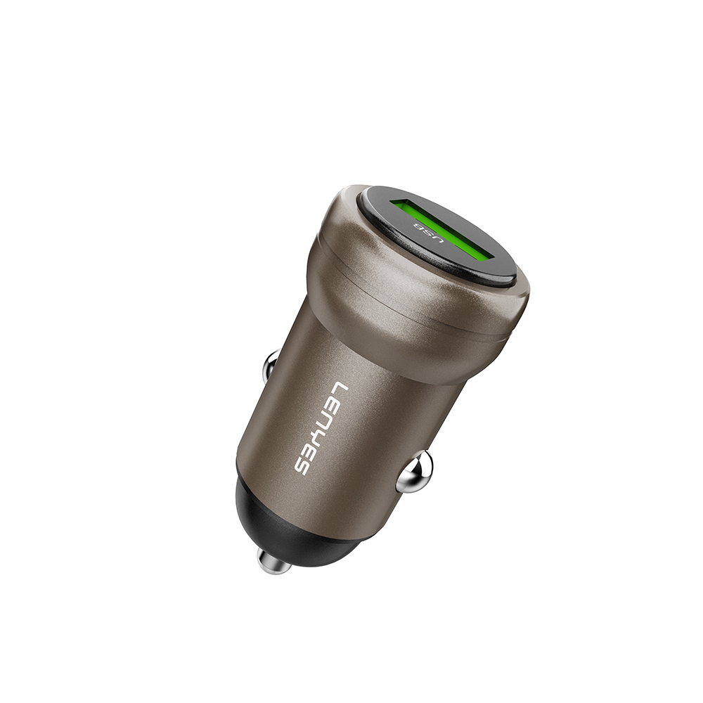 [RNZ-TA125359] Lenyes CA61 Hızlı Şarj Özellikli USB-A Portlu Araç Şarj Aleti 18W