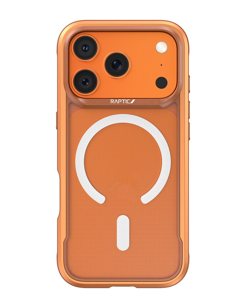 Apple iPhone 17 Pro Max Uyumlu Kılıf M-safe Şarj Özellikli Raptic Shield Classic Serisi Şeffaf Arka Yüzey C-Magnet Kapak