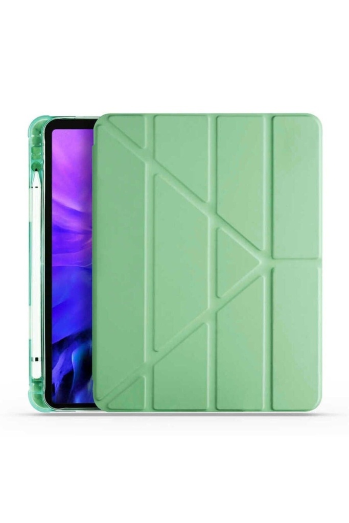 Apple iPad Air 11 2024 Uyumlu Kılıf Zore Tri Folding Kalem Bölmeli Standlı Kılıf