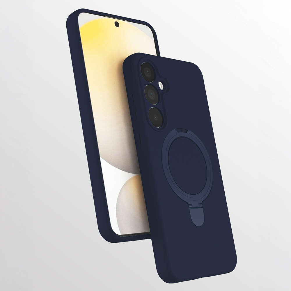 Samsung Galaxy A17 Uyumlu Kılıf M-safe Şarj Özellikli Standlı Zore Samara Kapak