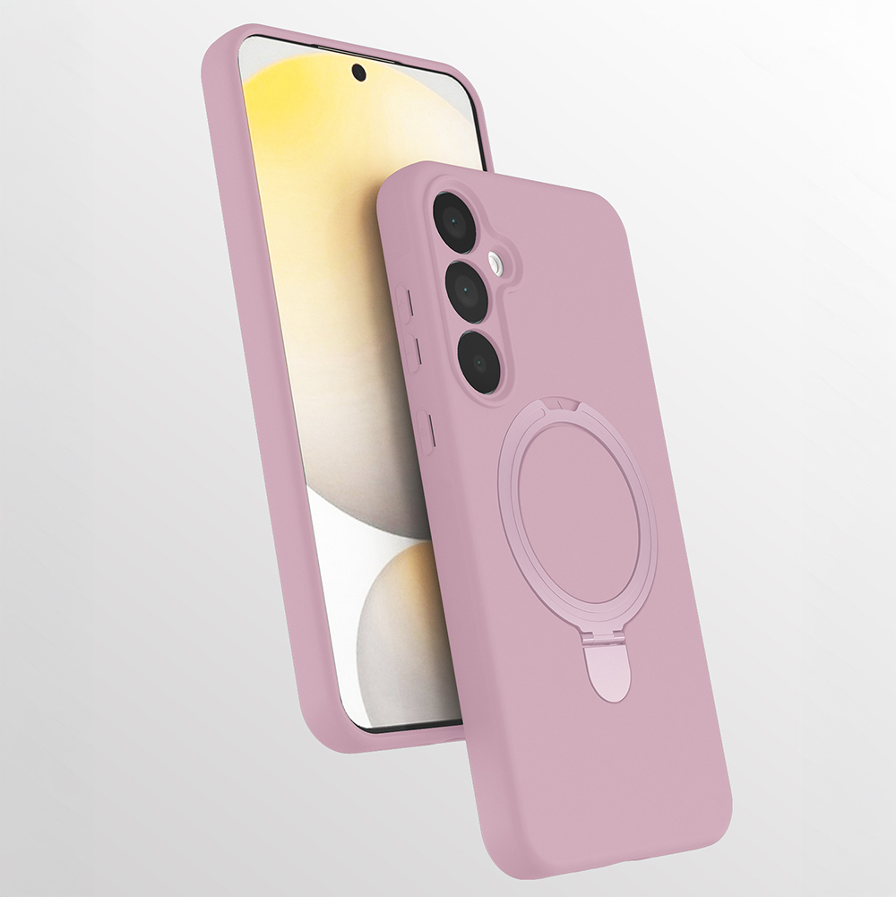 Samsung Galaxy A17 Uyumlu Kılıf M-safe Şarj Özellikli Standlı Zore Samara Kapak