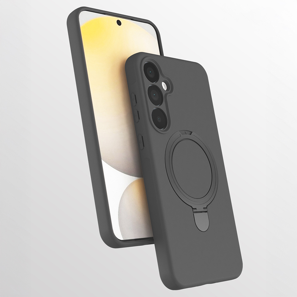Samsung Galaxy A17 Uyumlu Kılıf M-safe Şarj Özellikli Standlı Zore Samara Kapak