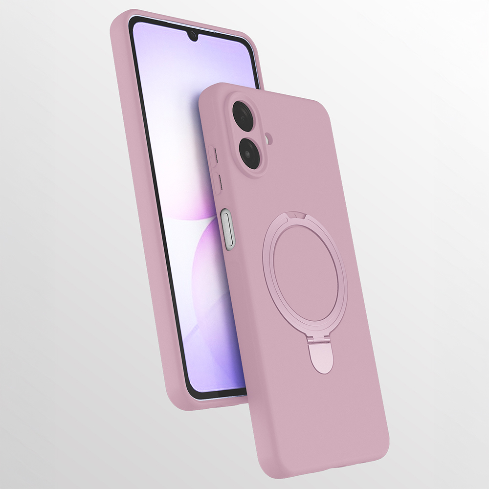 Samsung Galaxy A07 Uyumlu Kılıf M-safe Şarj Özellikli Standlı Zore Samara Kapak