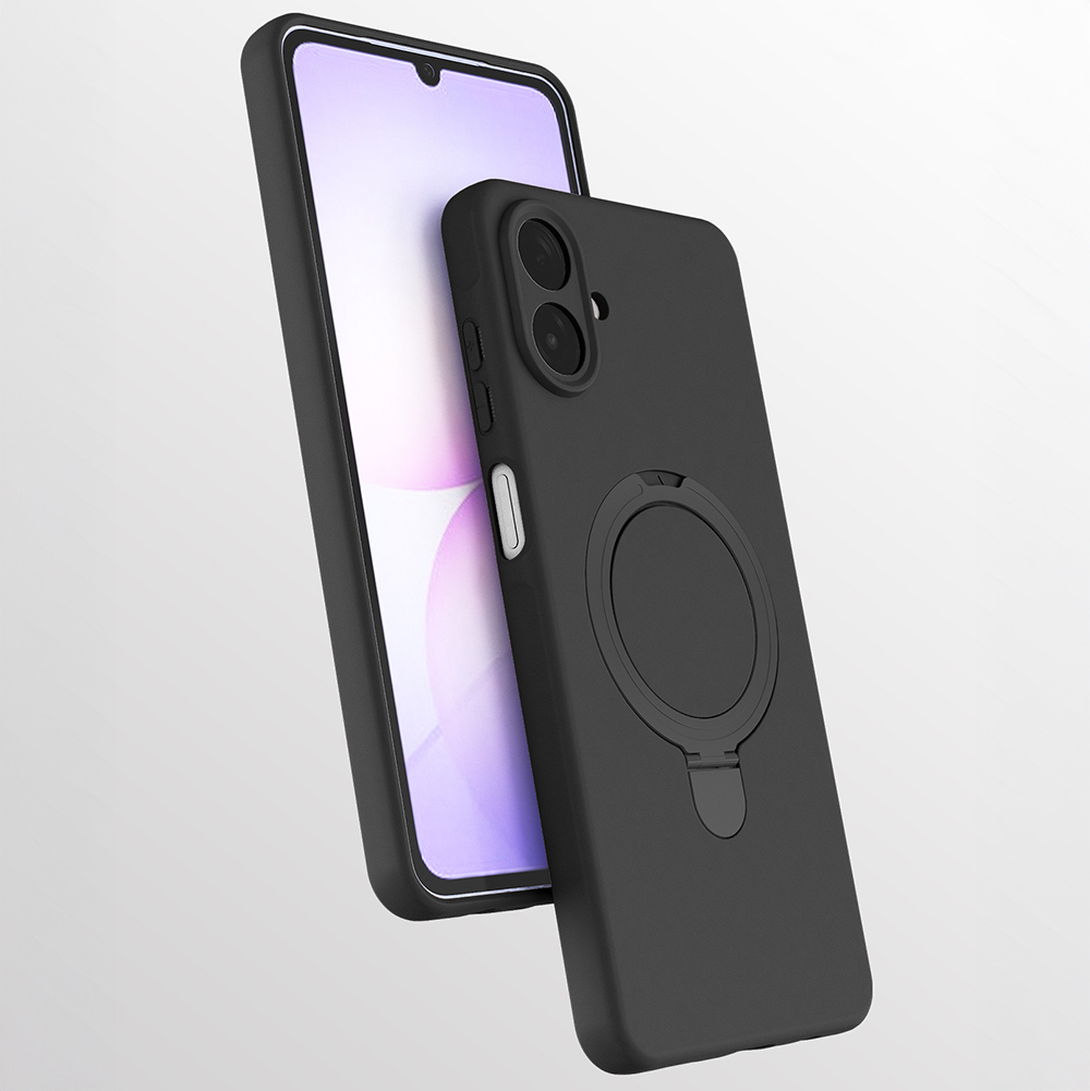 Samsung Galaxy A07 Uyumlu Kılıf M-safe Şarj Özellikli Standlı Zore Samara Kapak