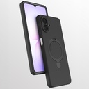 Samsung Galaxy A07 Uyumlu Kılıf M-safe Şarj Özellikli Standlı Zore Samara Kapak