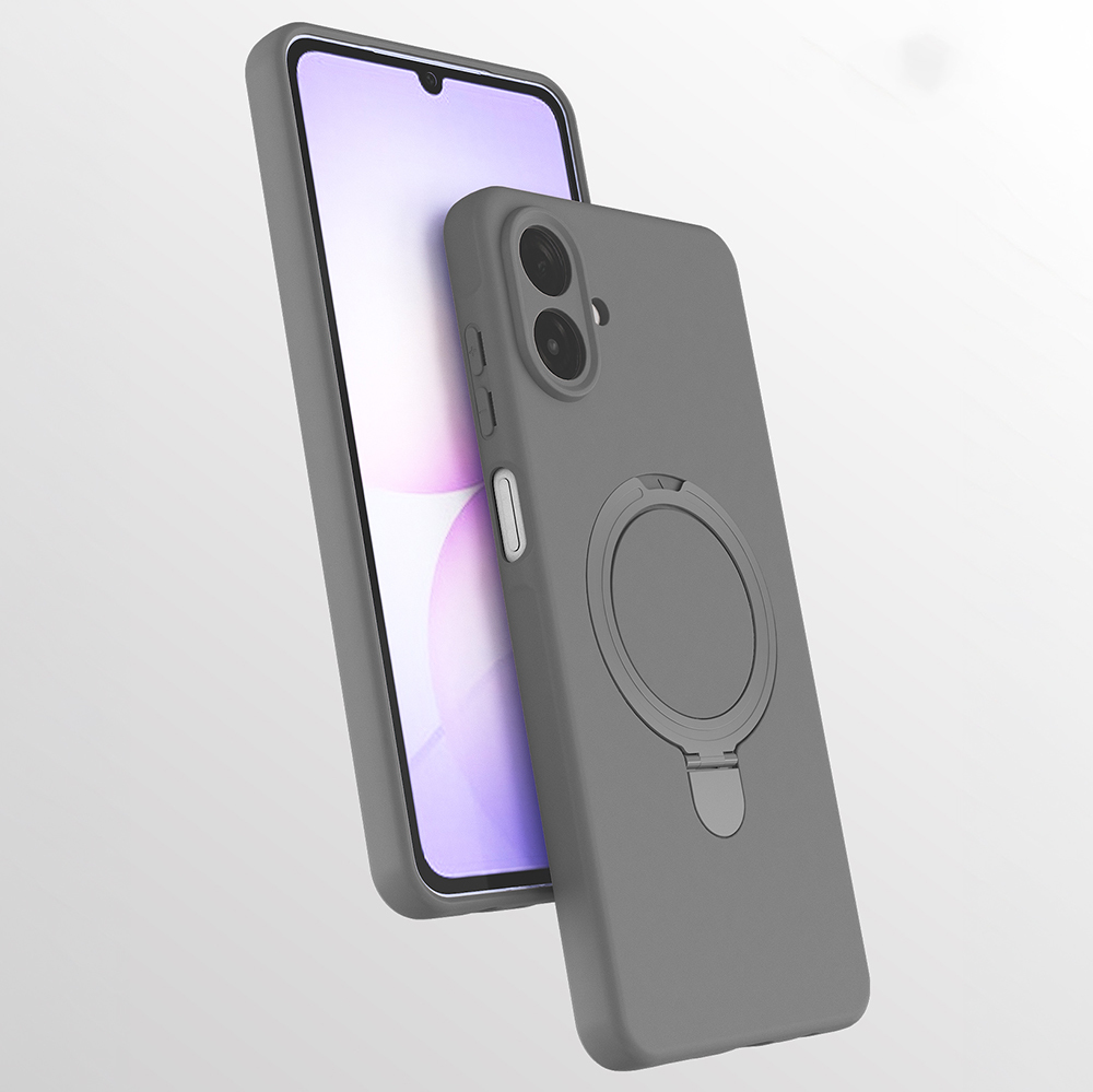 Samsung Galaxy A07 Uyumlu Kılıf M-safe Şarj Özellikli Standlı Zore Samara Kapak