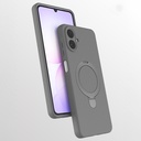 Samsung Galaxy A07 Uyumlu Kılıf M-safe Şarj Özellikli Standlı Zore Samara Kapak