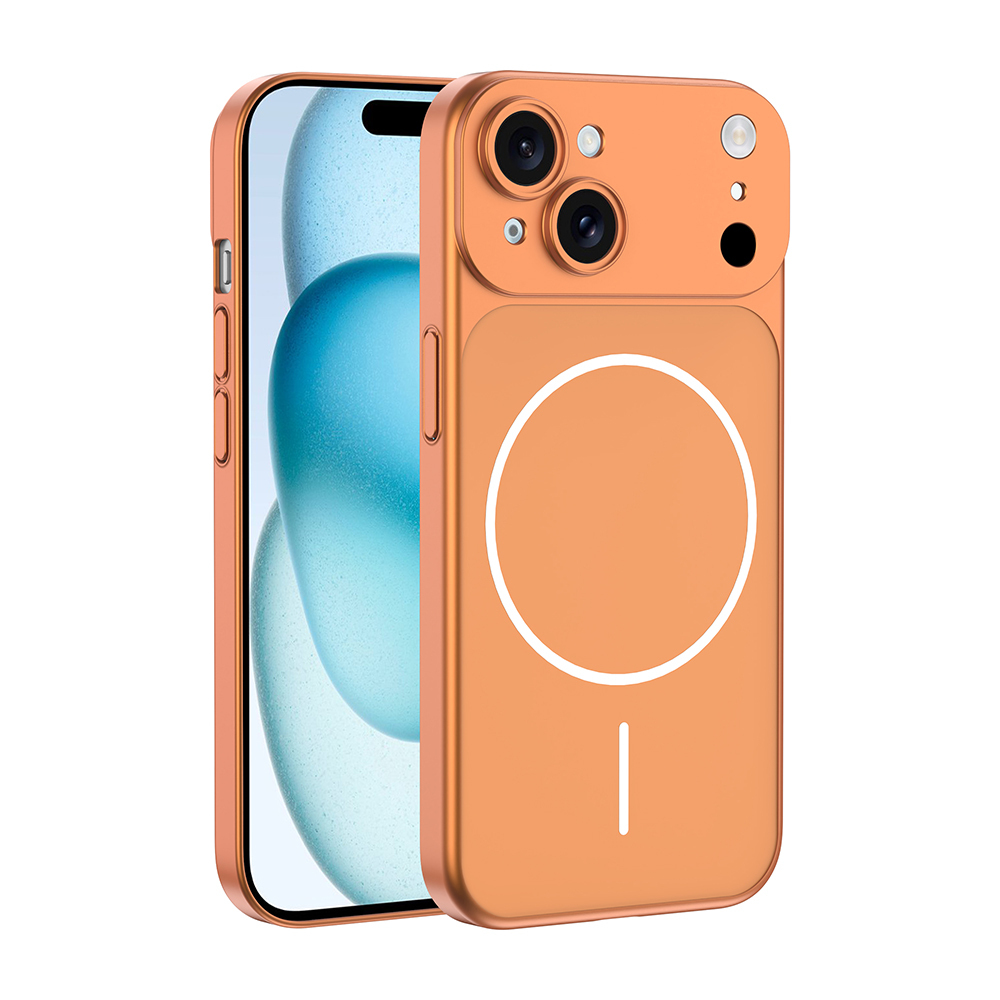 Apple iPhone 14 Uyumlu Kılıf Zore M-Safe Şarj Özellikli Kamera Korumalı Spark Kapak