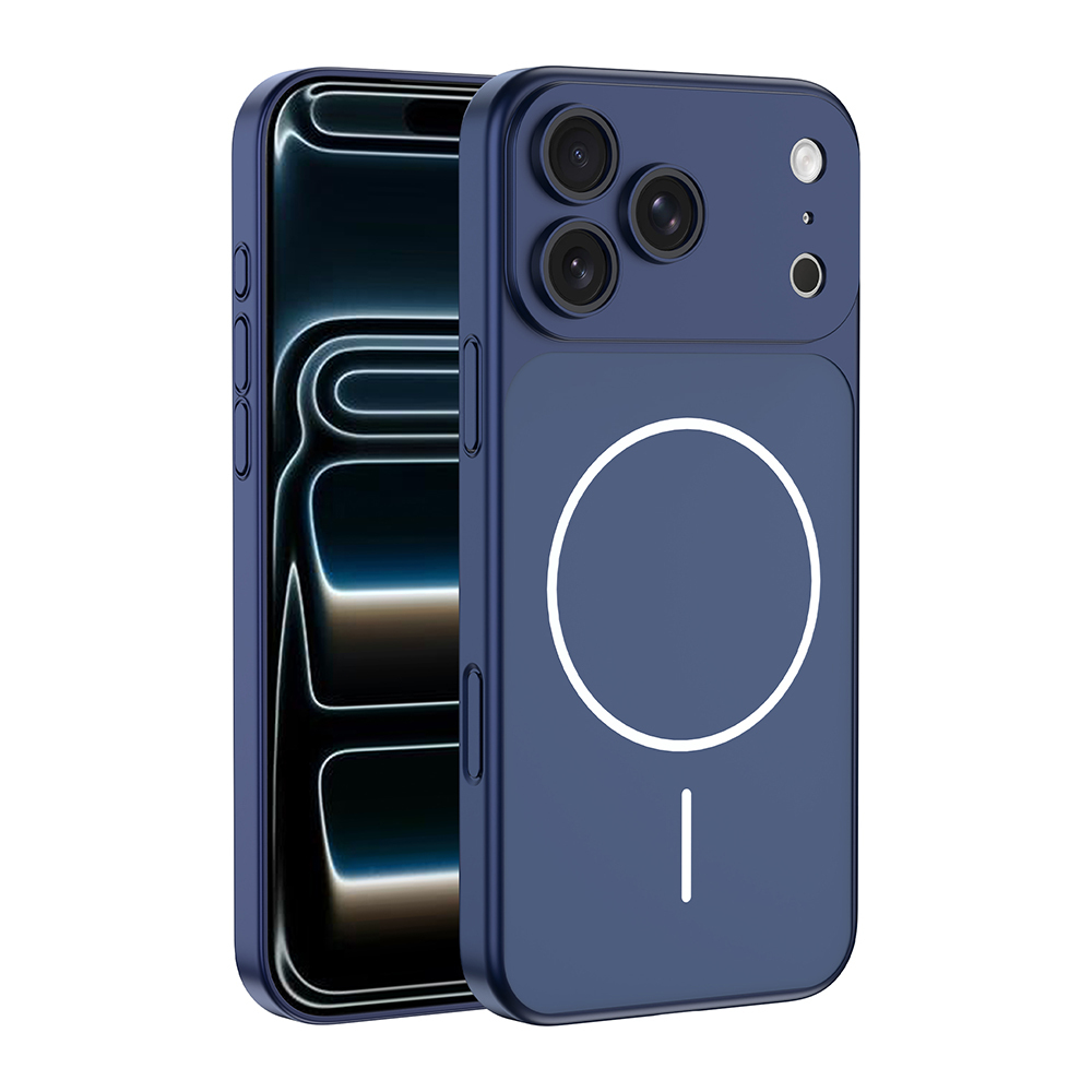 Apple iPhone 17 Pro Max Uyumlu Kılıf Zore M-Safe Şarj Özellikli Kamera Korumalı Spark Kapak