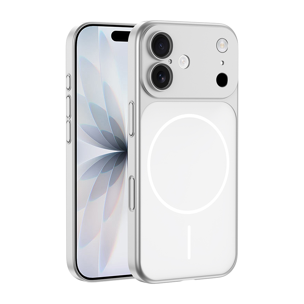 Apple iPhone 16 Uyumlu Kılıf Zore M-Safe Şarj Özellikli Kamera Korumalı Spark Kapak