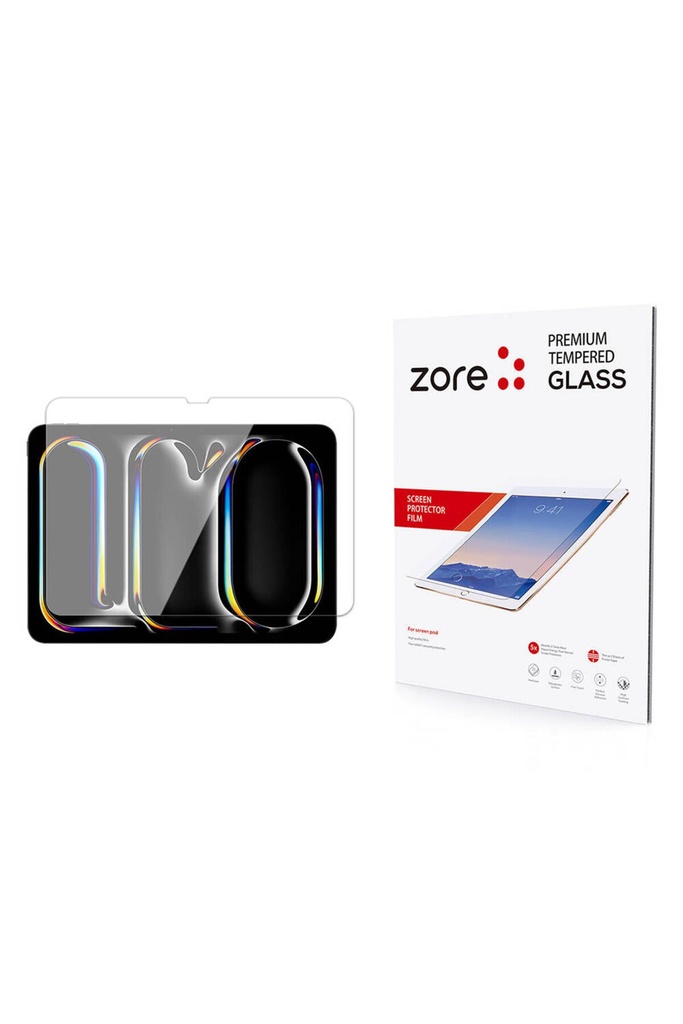 Apple iPad Pro 11 2024 Uyumlu Zore Temperli Cam Ekran Koruyucu