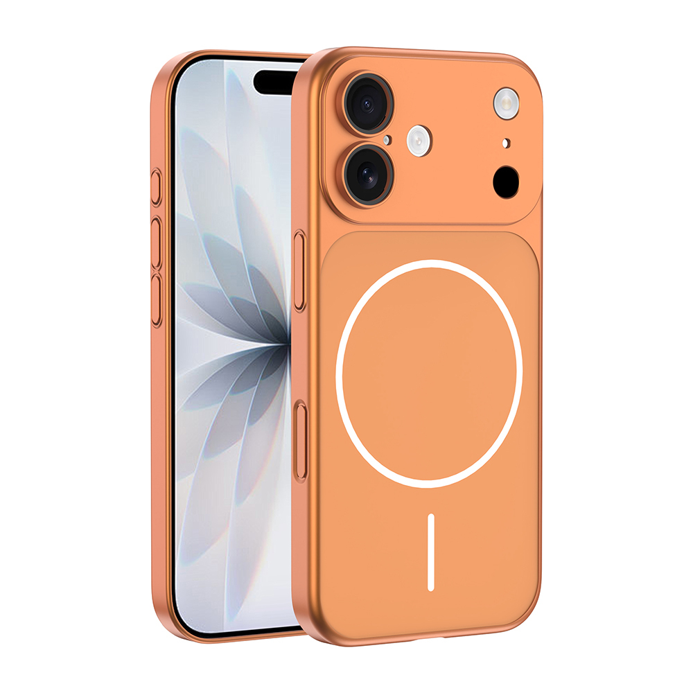Apple iPhone 16 Uyumlu Kılıf Zore M-Safe Şarj Özellikli Kamera Korumalı Spark Kapak