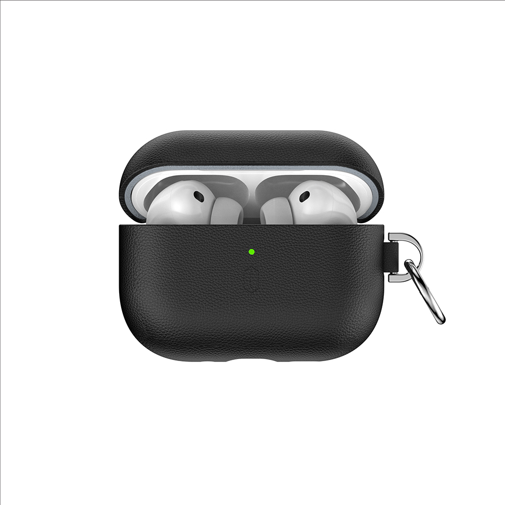 Apple AirPods Pro 3 Uyumlu Wiwu HC-201 Parmak İzi Bırakmayan Deri Kılıf