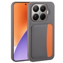 Xiaomi 15T Pro Uyumlu Kılıf Kartlıklı Zore X-Kart Silikon Kapak