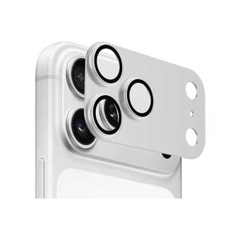 Apple iPhone 17 Pro Uyumlu Go Des FC007 Titanyum Serisi Anti Reflective Kamera Lens Koruyucu