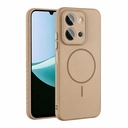 Xiaomi Redmi 15C Uyumlu Kılıf M-safe Şarj Özellikli Zore Tea Kapak