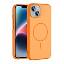 Apple iPhone 13 Uyumlu Kılıf M-safe Şarj Özellikli Zore Tea Kapak