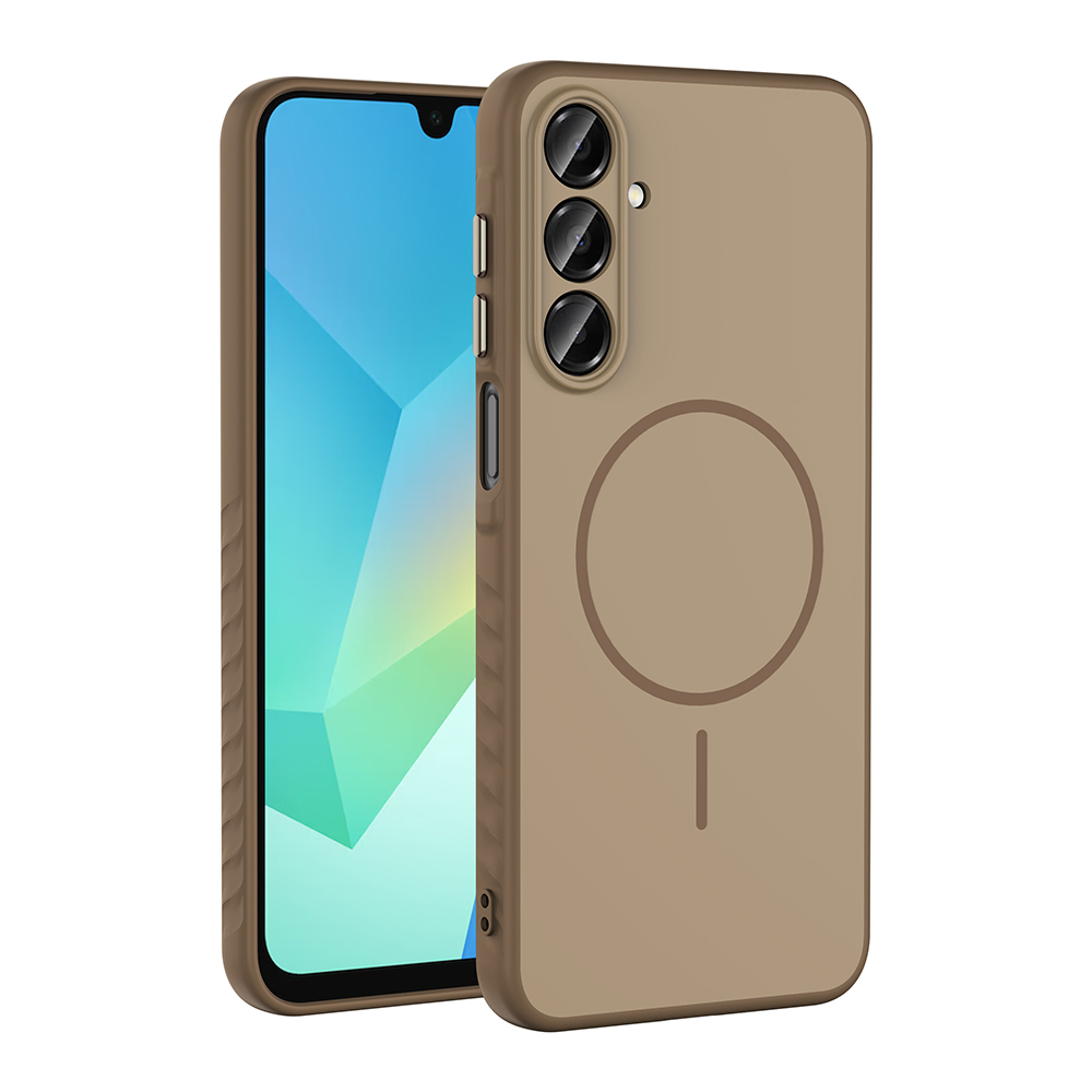 Samsung Galaxy A16 Uyumlu Kılıf M-safe Şarj Özellikli Zore Tea Kapak