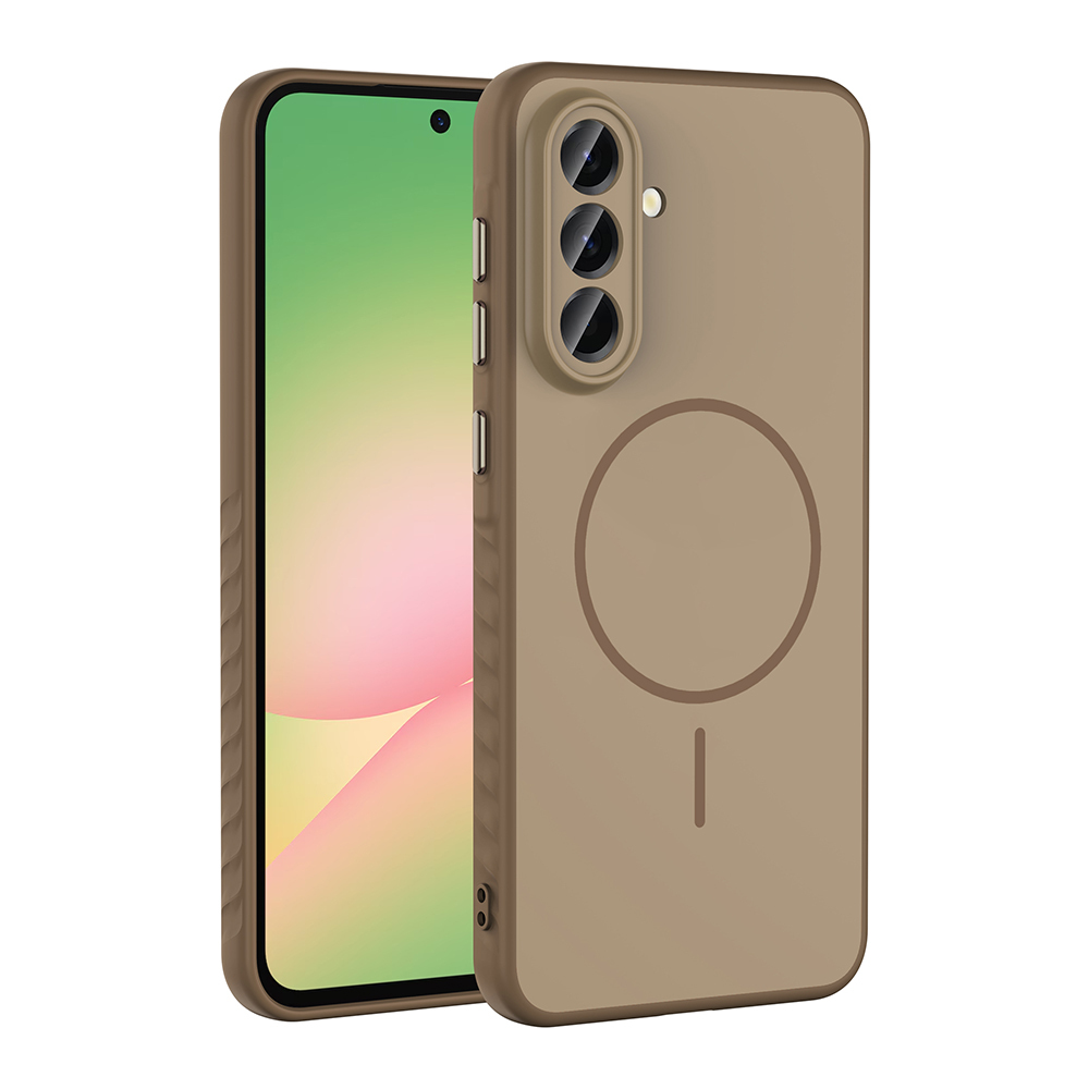 Samsung Galaxy A56 Uyumlu Kılıf M-safe Şarj Özellikli Zore Tea Kapak