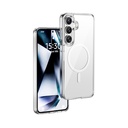 Samsung Galaxy S26 Uyumlu Kılıf Wiwu MCC-101 iShield Pro Serisi M-safe Şarj Özellikli Crystal Sert PC Kapak