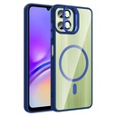 Samsung Galaxy A07 Uyumlu Kılıf Standlı ve Kamera Lens Hediyeli Zore Etro Kapak