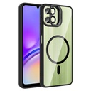 Samsung Galaxy A07 Uyumlu Kılıf Standlı ve Kamera Lens Hediyeli Zore Etro Kapak