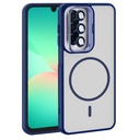Samsung Galaxy A17 Uyumlu Kılıf Standlı ve Kamera Lens Hediyeli Zore Etro Kapak