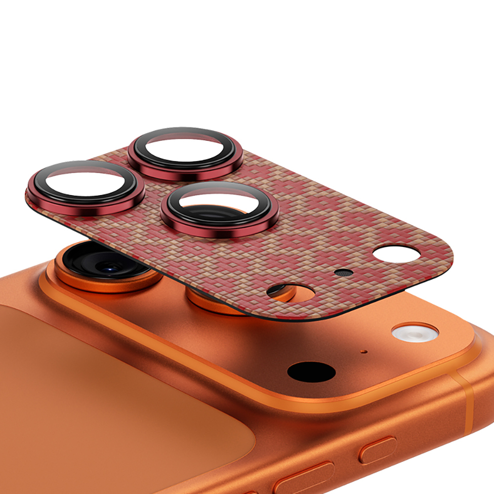 Apple iPhone 17 Pro Max Uyumlu Benks ArmorWarrior ArmorGrid Serisi Kevlar Kamera Lens Koruyucu