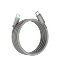 Wiwu Wi-C084 Maglink Serisi LED Göstergeli Type-C to Type-C Hızlı Şarj Özellikli Data ve Şarj Kablosu 100W 1M