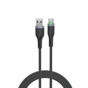 Wiwu Wi-C067 Orginlink Serisi LED Göstergeli USB-A to Type-C Hızlı Şarj Özellikli Data ve Şarj Kablosu 1M