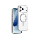 Apple iPhone 17 Pro Uyumlu Kılıf M-safe Şarj Özellikli  Wiwu MCC-201 iShield Ultra Serisi Standlı Crystal Sert PC Kapak